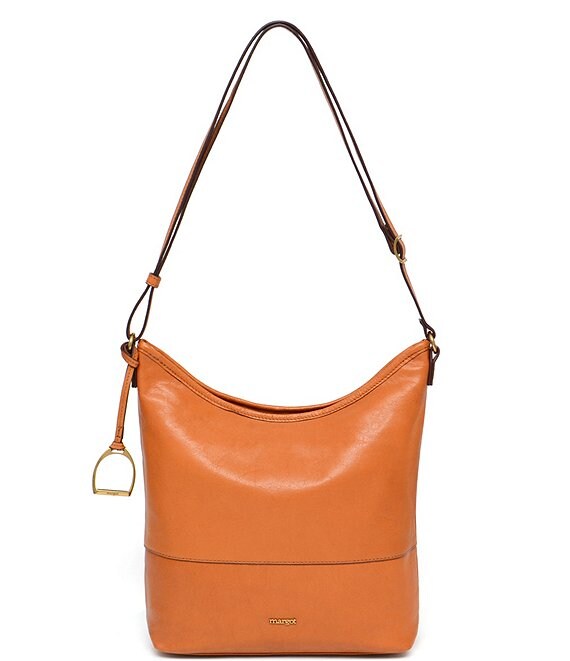Color:Caramel - Image 1 - Cloud Leather Chester Hobo Bag