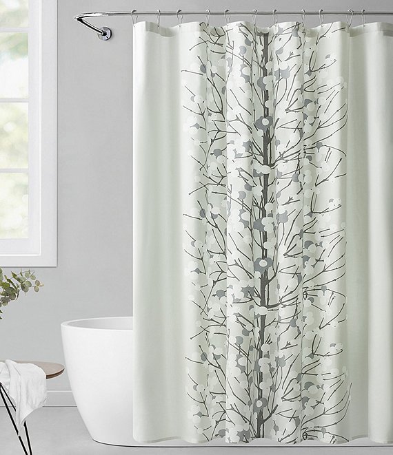 Color:SILVER - Image 1 - Lumimarja Shower Curtain
