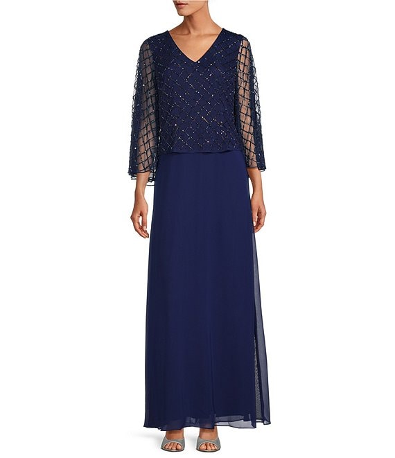 Dillards navy 2024 blue long dresses