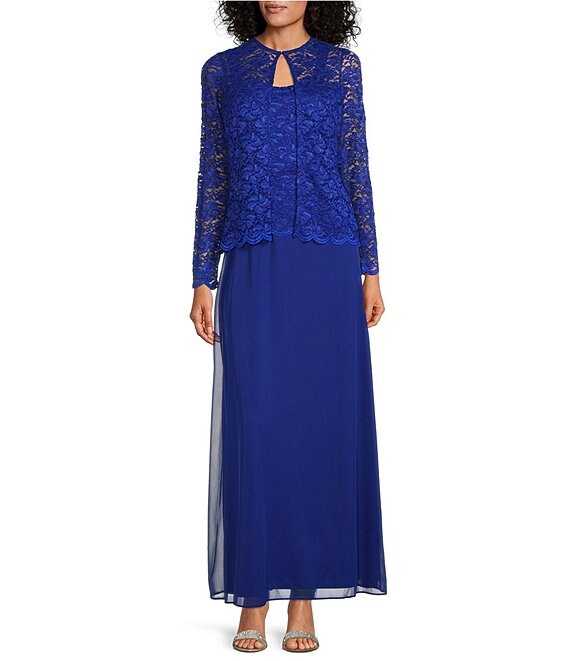 Beautiful Long Georgette-Silk Dress with Hand Embroidery in jacket style.  #labelm | Party wear frocks, Indian gowns dresses, Long gown dress