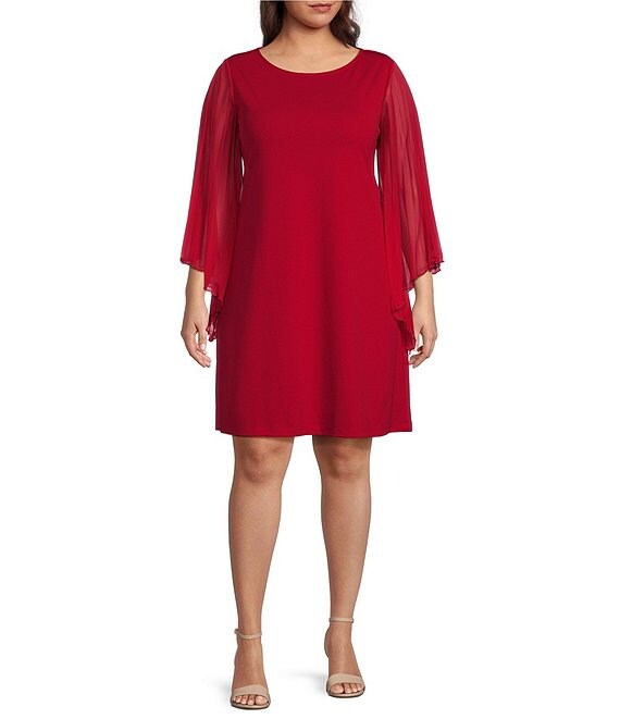 Dillards red 2024 dress plus size