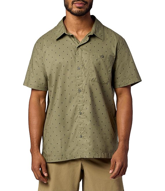Marmot Cedrus Mini Print Short Sleeve Woven Shirt