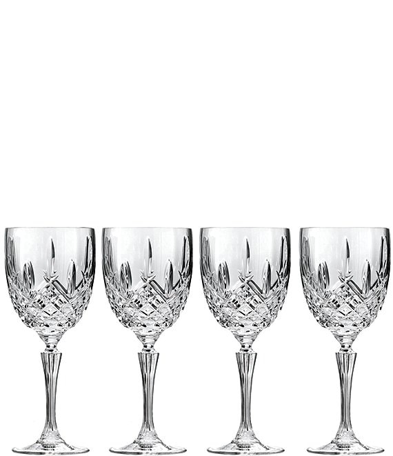 optellen Aap Positief Marquis by Waterford Markham 4-Piece Goblet Traditional Crystal Wine Glass  Set | Dillard's