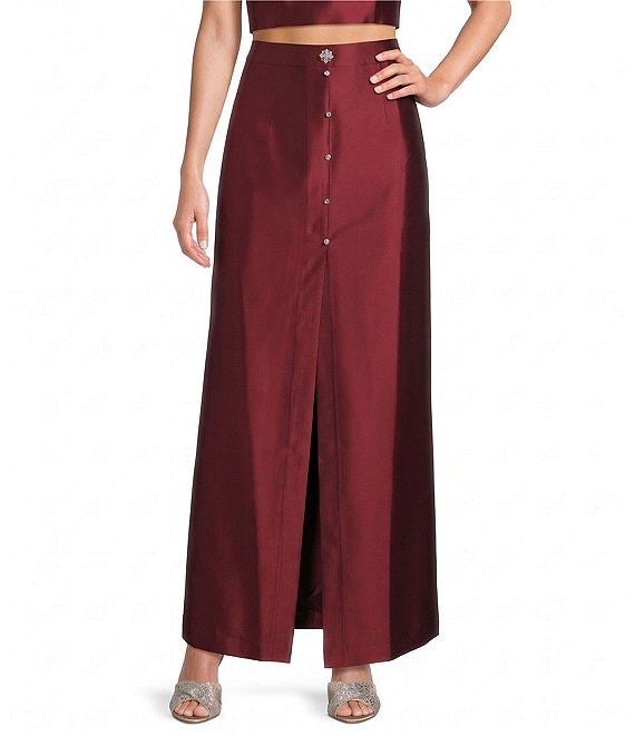 Mason's Daughter Leighton Button Front Pencil Skirt