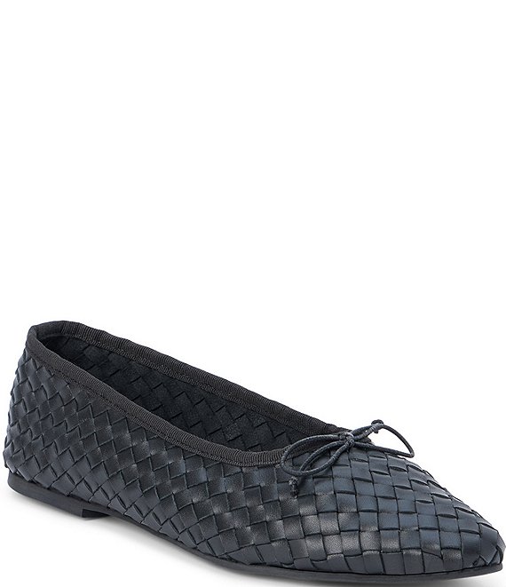 Matisse Smith Woven Leather Ballet Bow Flats