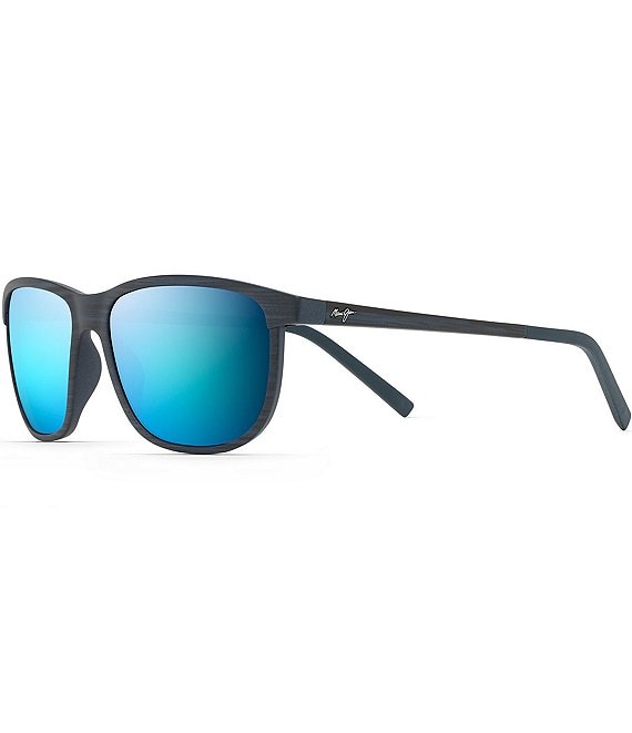 Color:Dark Navy Stripe - Image 1 - Dragon's Teeth Polarized Plus2® Classic 58mm Sunglasses