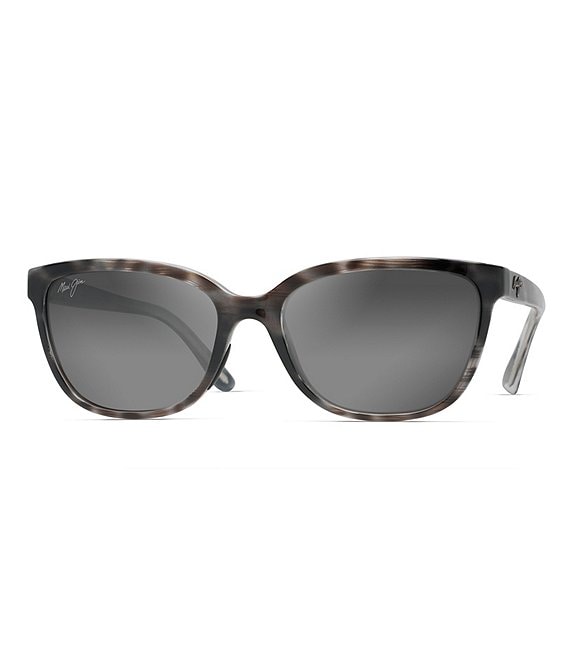 Color:Grey Tortoise Stripe - Image 1 - Honi PolarizedPlus2® Cat Eye 54mm Sunglasses