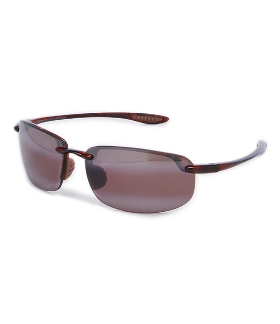Maui Jim Unisex Ho'okipa PolarizedPlus2® Rimless 64mm Sunglasses