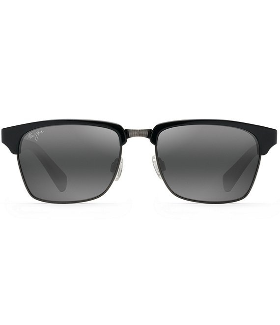 Maui Jim Unisex Kawika PolarizedPlus2® Rectangular 54mm Sunglasses