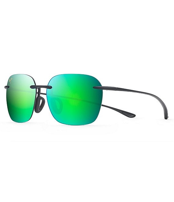 Color:Black Matte - Image 1 - Komohana PolarizedPlus2® Square 50mm Sunglasses
