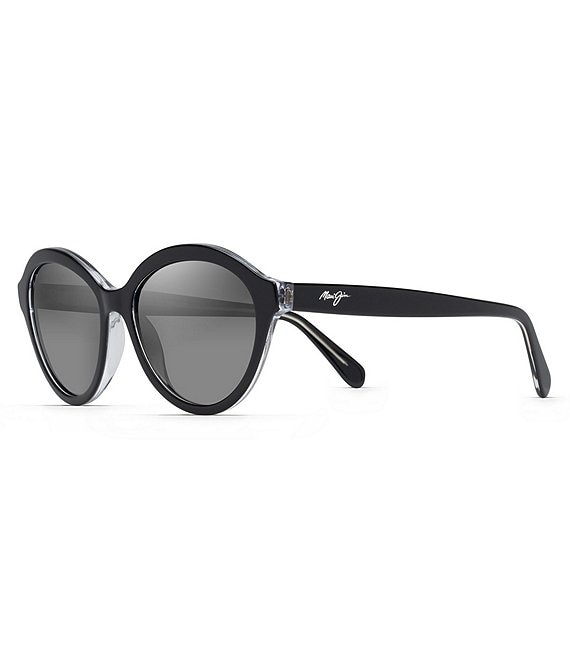 Color:Black with Crystal Interior - Image 1 - Mariana PolarizedPlus2® Fashion 55mm Sunglasses