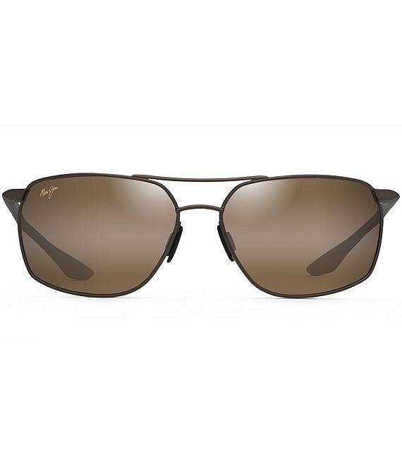 Maui Jim Men's Puu Kukui Polarized Rectangular Sunglasses | Dillard's