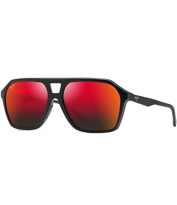 Maui Jim Men's Wedges 57mm Aviator Polarized Sunglasses | Dillard's