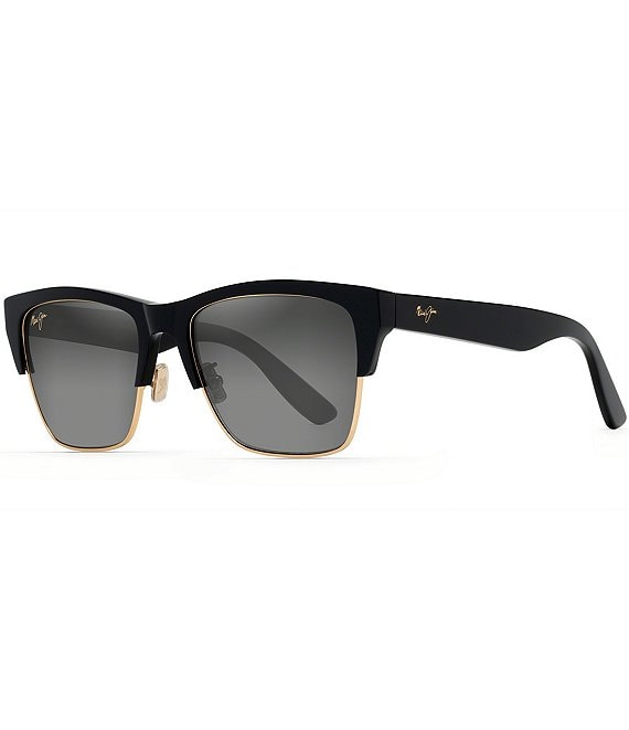 Color:Black Gloss - Image 1 - Perico PolarizedPlus2® Square 56mm Sunglasses