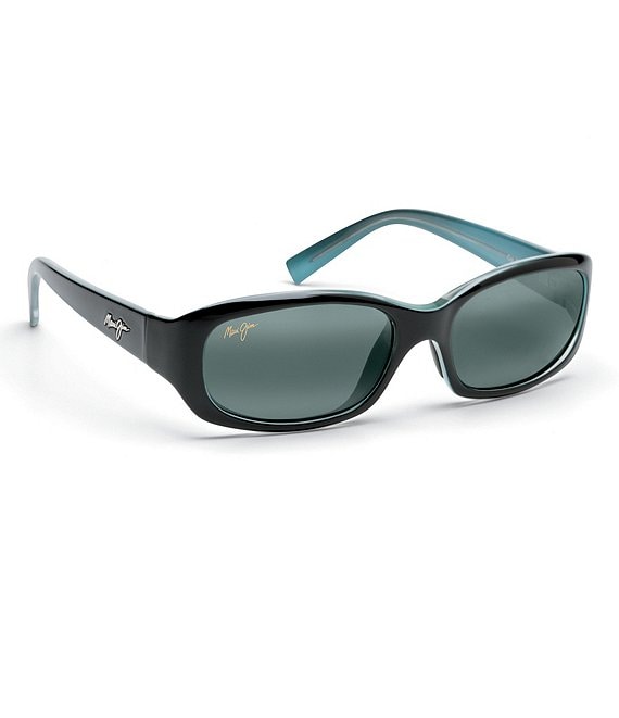 Color:Black - Image 1 - Punchbowl PolarizedPlus2® Rectangular 54mm Sunglasses