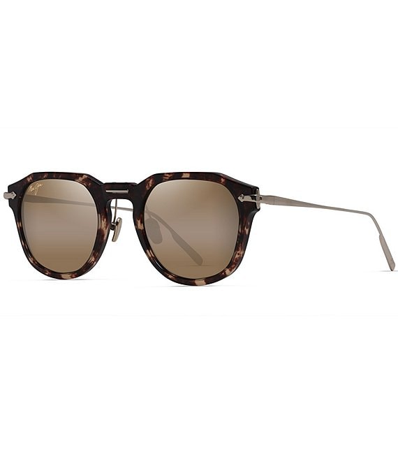 Maui Jim Unisex Alika Round Polarized Sunglasses