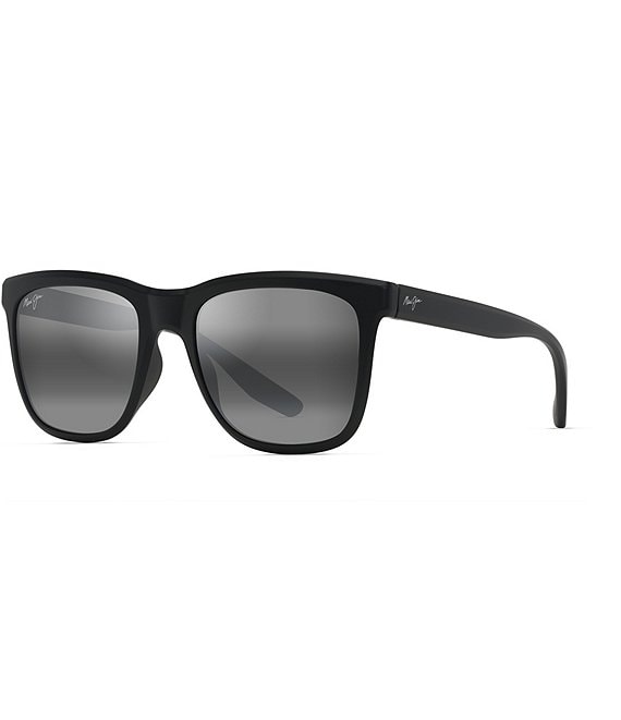 Color:Matte Black - Image 1 - Unisex Pehu 55mm Square Sunglasses