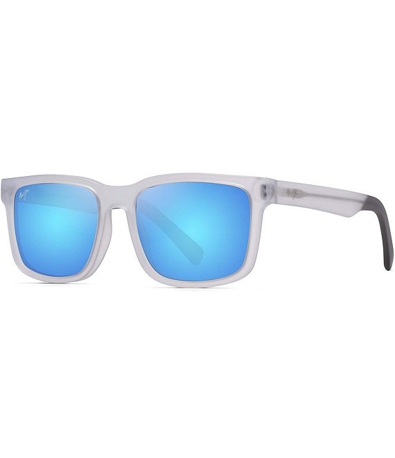 Color:Matte Crystal - Image 1 - Unisex Stone Shack 55mm Square Sunglasses