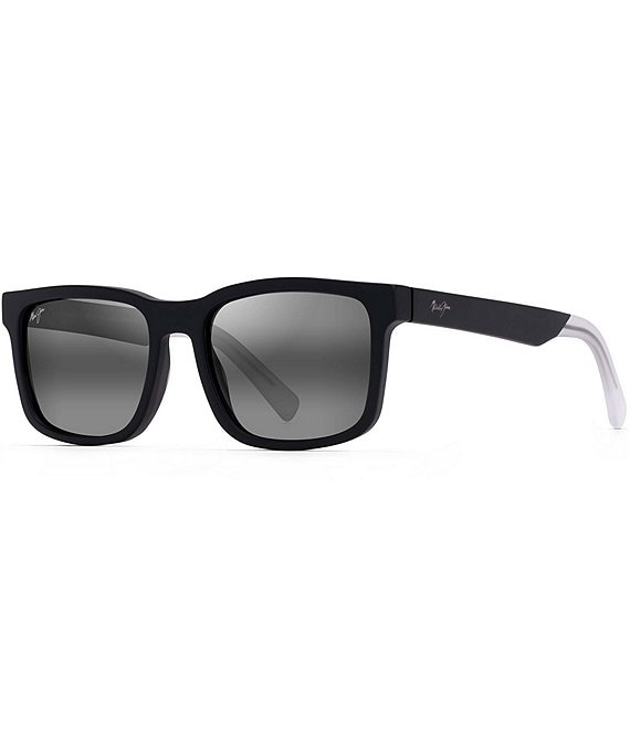 Color:Matte Black - Image 1 - Unisex Stone Shack 55mm Square Sunglasses