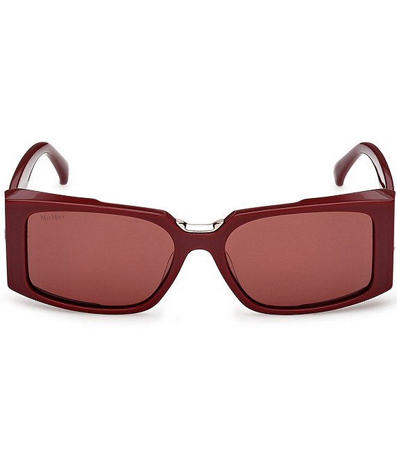 Gosukeya Leather マレンマ　チョコ　プルアップレ　スパークガール Max Mara Women's Spark 54mm Rectangle Sunglasses | Dillard's
