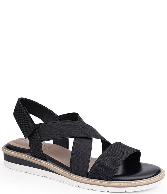 Me Too Atara Stretch Knit Hook-and-Loop Sandals