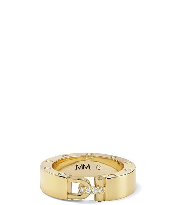 Melinda Maria Ashley Smooth Lock Ring