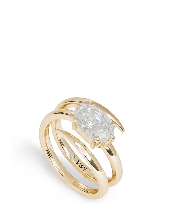 Melinda Maria She's On Point Lasso Ring