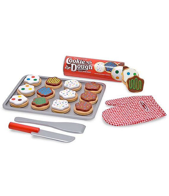 Melissa Doug Wooden Slice Bake Cookie Set Dillard S