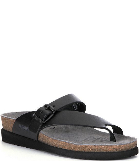 mephisto black sandals