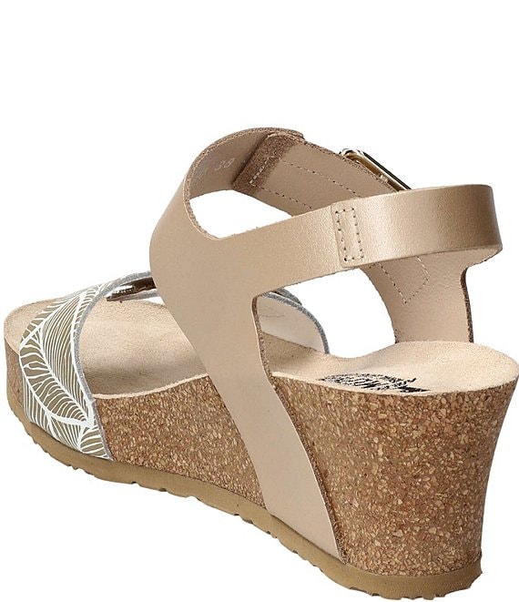 Mephisto Lissandra Printed Leather Buckle Hardware Hook-and-Loop