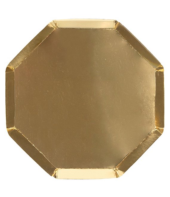 Meri Meri 8-Pack Gold Party Cocktail Paper Plates