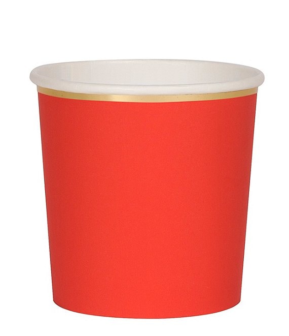 Meri Meri 8-Pack Red Party Tumbler Paper Cups