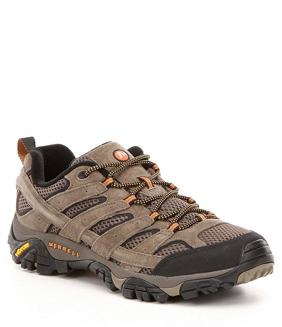 Suede \u0026 Mesh Lace-Up Hiking Shoes 
