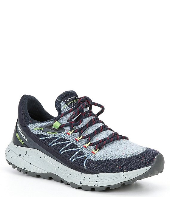 Color:Navy - Image 1 - Women's Bravada 2 Knit Hiking Sneakers