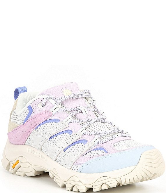 Merrell Women s Moab 3 Colorblock Leather Mesh Hiker Sneakers Dillard s
