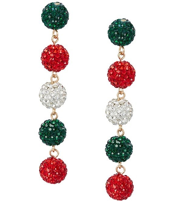 Merry & Bright Fireball Drop Earrings