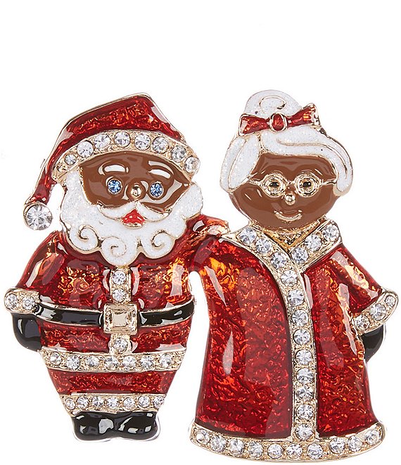 Merry & Bright Heritage Mr. & Mrs. Claus Pin