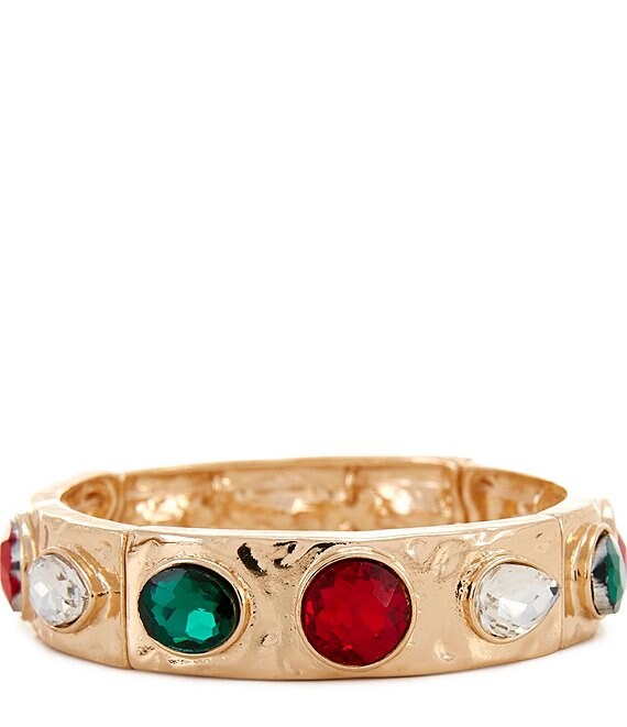 Merry & Bright Holiday Gems Stretch Bracelet