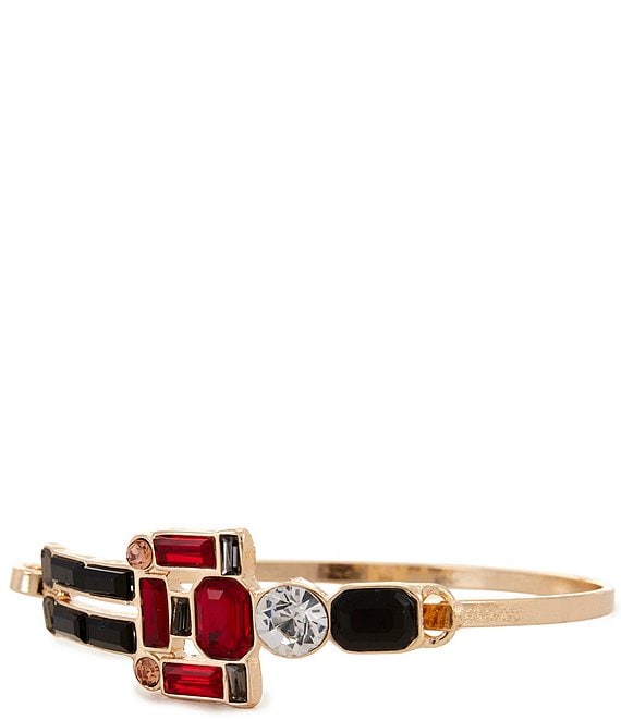 Merry & Bright Stone Nutcracker Bangle Bracelet