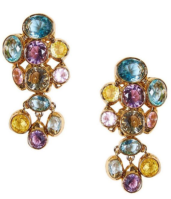 Mestiza New York Aura Convertible Cluster Drop Statement Earrings