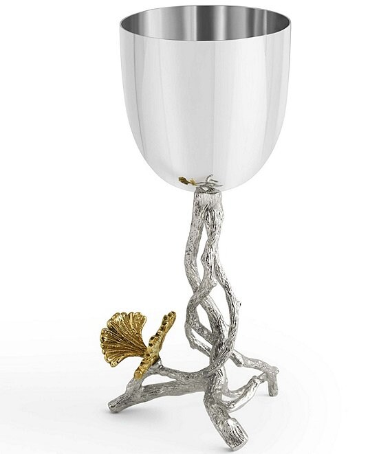 Color:Silver/Brass - Image 1 - Butterfly Ginkgo Collection Luxe Celebration Cup