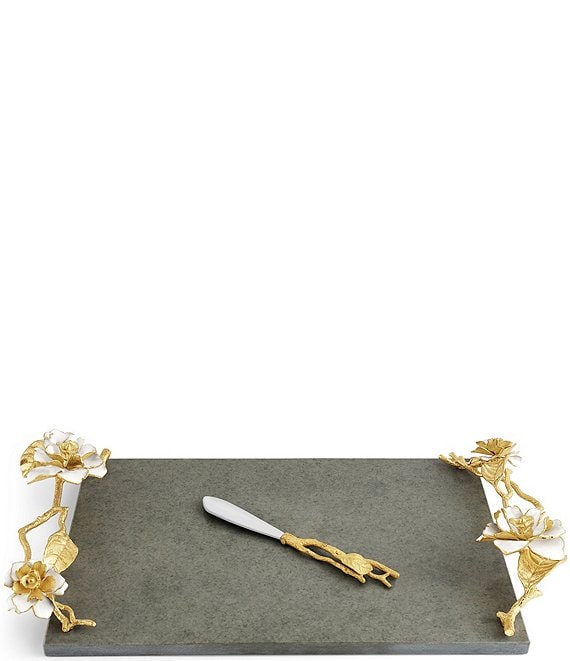 Michael Aram Gardenia Collection Cheeseboard with Knife