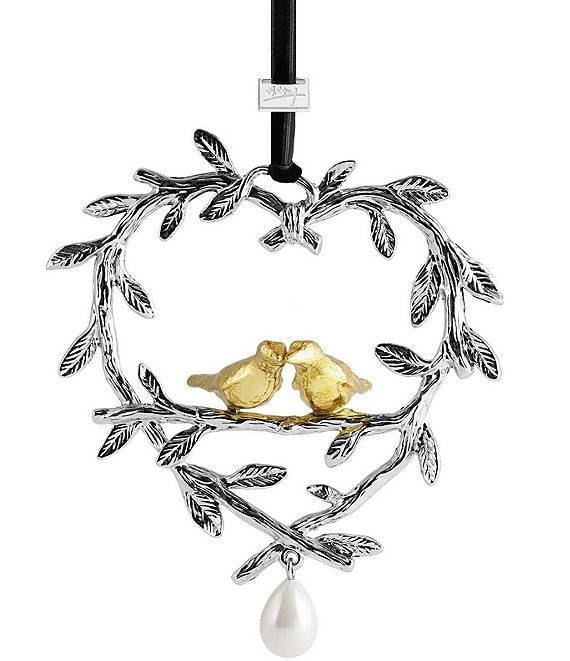 Michael Aram Holiday Lovebirds Ornament
