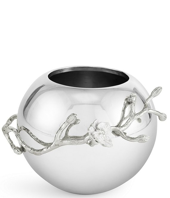 Michael Aram Silver Orchid Collection Rose Bowl