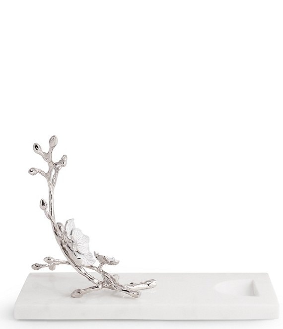 Michael Aram Silver Orchid Collection Wine Rest