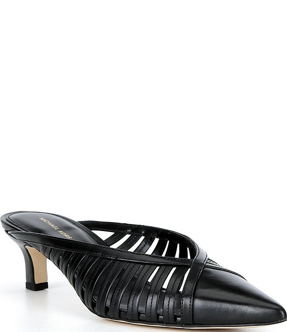 Michael Kors Adrianna Kitten Heel Dress Mules