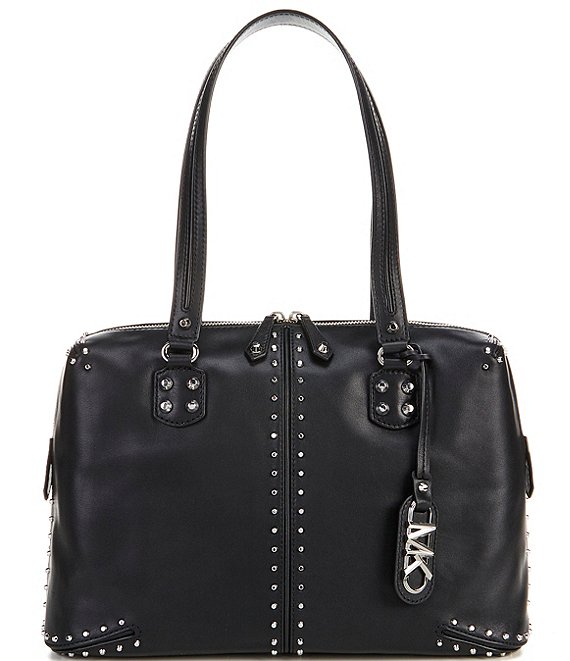 McQ Alexander Mcqueen Black studded leather bag