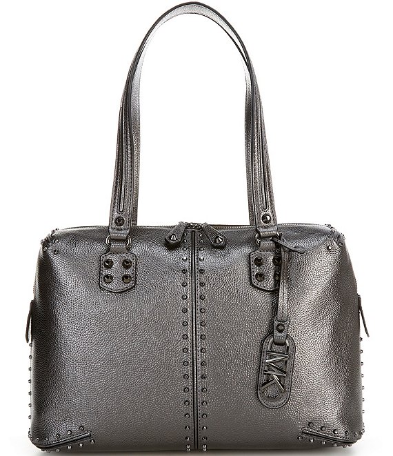 Michael Kors Gunmetal-Tone shops handbag