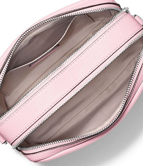 Michael Kors Bryant Medium Double Zip Flower Strap Camera
