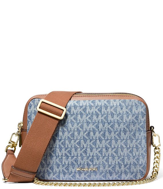 Michael Kors Bryant Medium Double Zip Chain Camera Crossbody Bag